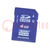 Memory card; industrial; pSLC,SD; UHS I U1; 4GB; -40÷85°C