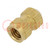 Threaded insert; brass; without coating; M3; BN 1045; L: 7mm