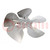 Accessories: blowing propeller; No.of mount.holes: 4; 22°; 230mm