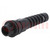 Cable gland; IP68; polyamide; black; push-in; Ømount.hole: 16.3mm