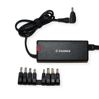 Xilence XM008 Universal Notebook Ladegerät, 9 Adapter, LED Anzeige, 75W