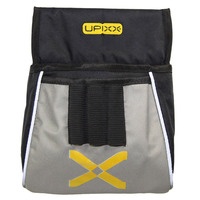 UPIXX Nageltasche, doppelt genähtes Polyestermaterial, gepolsterte Rückseite, für jeden Gürteltyp geeignet, UPIXX logo