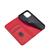 5_Magnet Fancy Case Hülle für iPhone 14 Flip Cover Wallet Stand rot