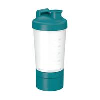 Artikelbild Shaker "Protein", Pro, 0.40 l, Version 2, transparent/teal