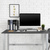 Schreibtisch / Computertisch WORKSPACE LIGHT I 120 x 60 cm graphit / silber hjh OFFICE