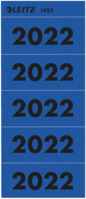 Inhaltsschild 2022, selbstklebend, 100 Stück, blau