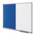 Kombitafel, magnetisch/Filz, Aluminiumrahmen, 900 x 600 mm, weiß/blau
