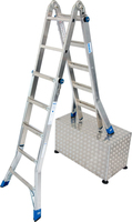 Krause 133960 ladder Trapladder Aluminium