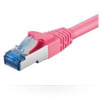 Microconnect SFTP6A02PI kabel sieciowy Różowy 2 m Cat6a S/FTP (S-STP)