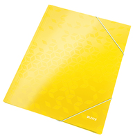 Leitz 39820016 okładka Karton, Polipropylen (PP) Żółty A4