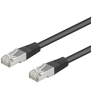 Goobay 95618 networking cable Black 25 m Cat5e