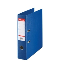 Esselte Plastic Standard Lever Arch Files, Blue ringband A4 Blauw