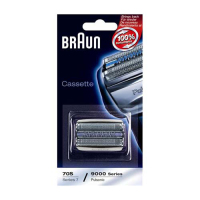 Braun 70S/Series 7 - 9000 Series/Pulsonic Scherkopf-Kassette, silber