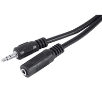 CUC Exertis Connect 108451 Audio-Kabel 5 m 3.5mm Schwarz