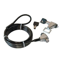 LOGON TSEC090 cavo di sicurezza Nero, Cromo