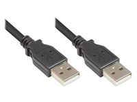 Kabelmeister SO-30149 USB Kabel USB 2.0 5 m USB A Schwarz