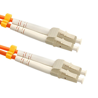 Qoltec 54025 kabel optyczny 5 m LC OM2 Pomarańczowy
