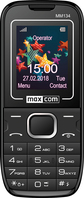 MaxCom Classic MM134 4,5 cm (1.77") 60 g Negro Teléfono con cámara