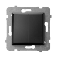 Ospel ŁP-2U/m/33 interruptor eléctrico Negro