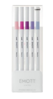 Uni-Ball EMOTT No.7 Marker Blau, Lila, Violett, Rose, Violett