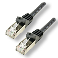 MCL FCC7BMSF-0.5M/N câble de réseau Noir 0,5 m Cat7 S/FTP (S-STP)