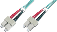 Moxa 51265 fibre optic cable 2x ST OM1 Teal