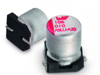 Würth Elektronik WCAP-ASLU condensador Negro, Plata Condensador fijo Cilíndrico CC