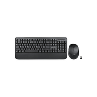 Perixx 11668 Tastatur Maus enthalten RF Wireless QWERTY US Englisch Schwarz