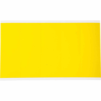 Brady 3460-BLANK self-adhesive label Rectangle Removable Yellow 5 pc(s)