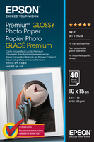 Epson Premium Glossy Photo Paper, 100 x 150 mm, 255g/m², 40 Lap