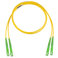 Panduit F92ERANB1SNM005 cable de fibra optica 5 m SC LC OFNR OS2 Amarillo