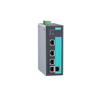 Moxa EDS-405A-PTP-T netwerk-switch Managed L2 Fast Ethernet (10/100) Zwart, Groen, Grijs
