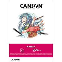 Canson Graduate Manga Arte de papel 30 hojas
