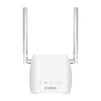 Strong 300M router wireless Fast Ethernet Banda singola (2.4 GHz) 4G Bianco
