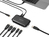 DeLOCK 64209 Schnittstellen-Hub USB 3.2 Gen 2 (3.1 Gen 2) Type-C 10000 Mbit/s Schwarz