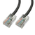 Videk Unbooted 24 AWG Cat5e UTP RJ45 Patch Cable Black 15Mtr