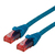 ROLINE Cat6 0.5m hálózati kábel Kék 0,5 M U/UTP (UTP)