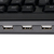 Adesso AKB-132HB- Multimedia Desktop Keyboard with 3-Port USB Hub