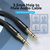 Vention 3.5mm Male to Male Audio Cable 1M Black Aluminum Alloy Type