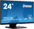 iiyama ProLite T2454MSC-B1AG monitor komputerowy 60,5 cm (23.8") 1920 x 1080 px Full HD LED Ekran dotykowy Przeznaczony dla wielu użytkowników Czarny