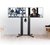 B-Tech MODE-AL - Premium Freestanding Twin Screen VC Stand - (VESA 600 x 400) - 2m