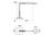 Luxo SPL026283 Tischleuchte T8 11 W LED Weiß