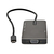 StarTech.com Adattatore multiporta USB-C a HDMI 4K 30 Hz o VGA 1080p - Convertitore USB C con HUB USB a 3 porte e 100W Power Delivery - GbE - Cavo integrato da 12 cm