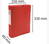 Exacompta 59885E Dateiablagebox Polypropylen (PP) Rot