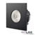 Article picture 2 - Cover aluminium square black opal for recessed spotlight SYS-68