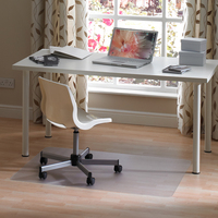 Floortex PVC Rectangular Chair Mat for Hard Floors - 75 x 120cm