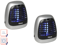 Insektenvernichter mit 7 UV-Lampe für je 25 m² im 2er Set ideal fürs Camping