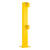 rammschutzgelaender standpfosten ecke 100 cm hoch gelb stahl