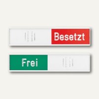 Franken Manuelle Frei-/Besetzt-Anzeige, 102 x 27,4 mm, silber