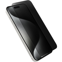 OtterBox Premium Pro Glass Antimicrobial Privacy Apple iPhone 15 Pro Max - Transparent - ProPack (ohne Verpackung - nachhaltig) - Displayschutzglas/Displayschutzfolie